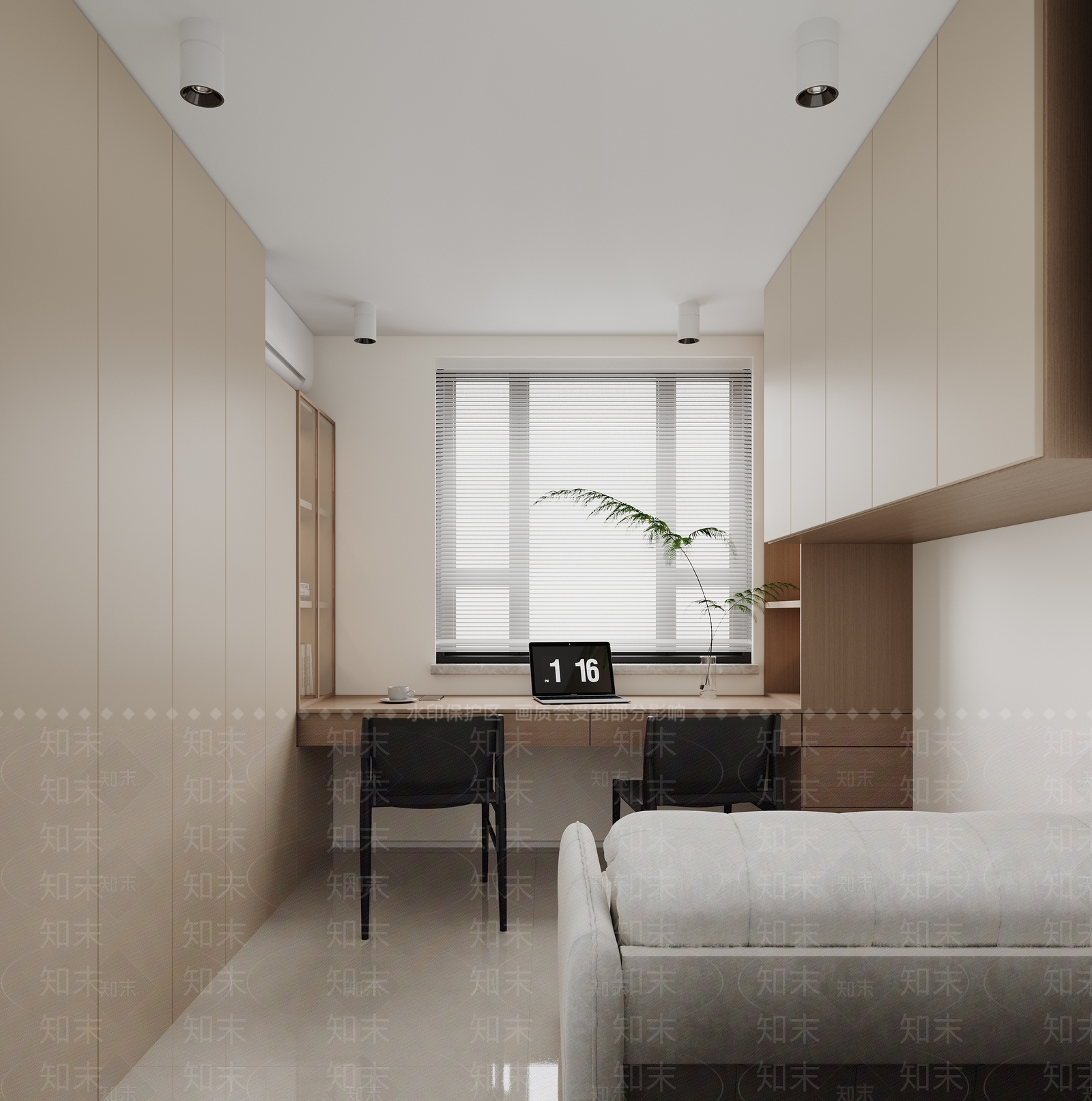 书房3D模型下载【ID:1173749556】