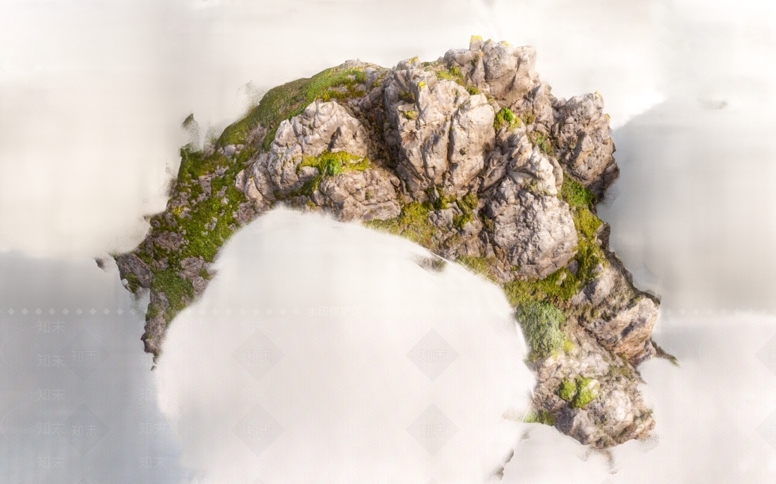 现代假山水景3D模型下载【ID:1173750594】