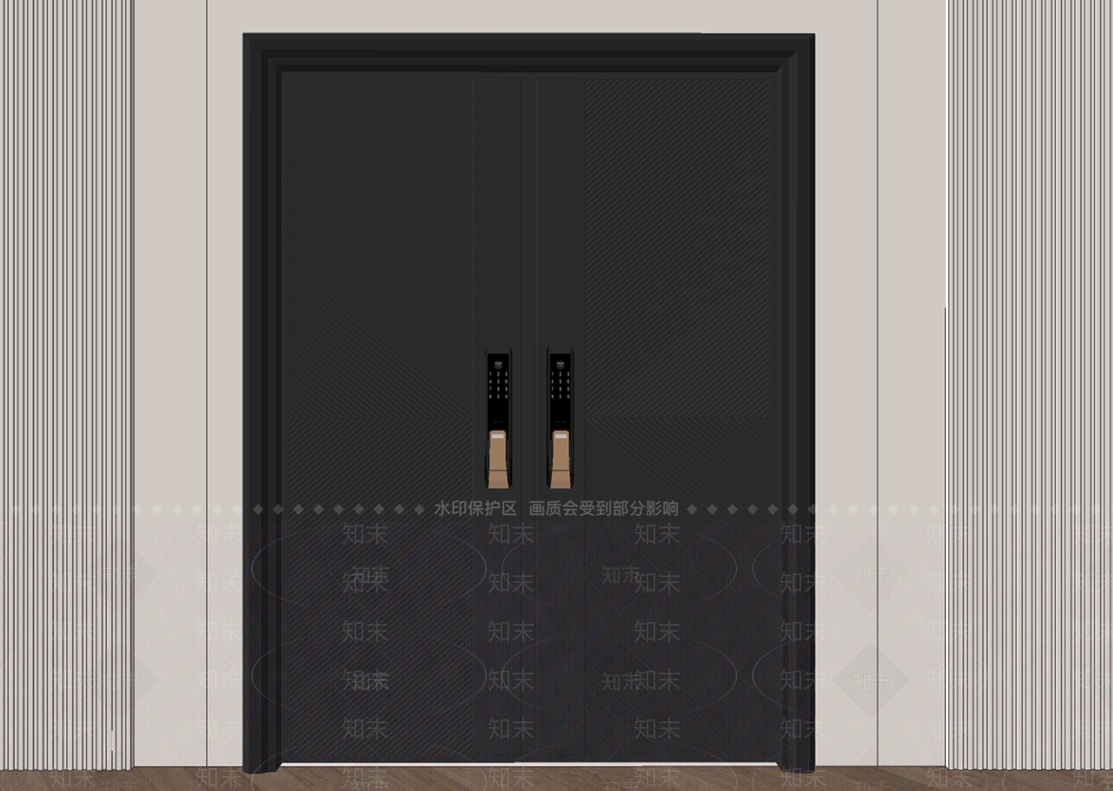 现代其他门SU模型下载【ID:1173752386】