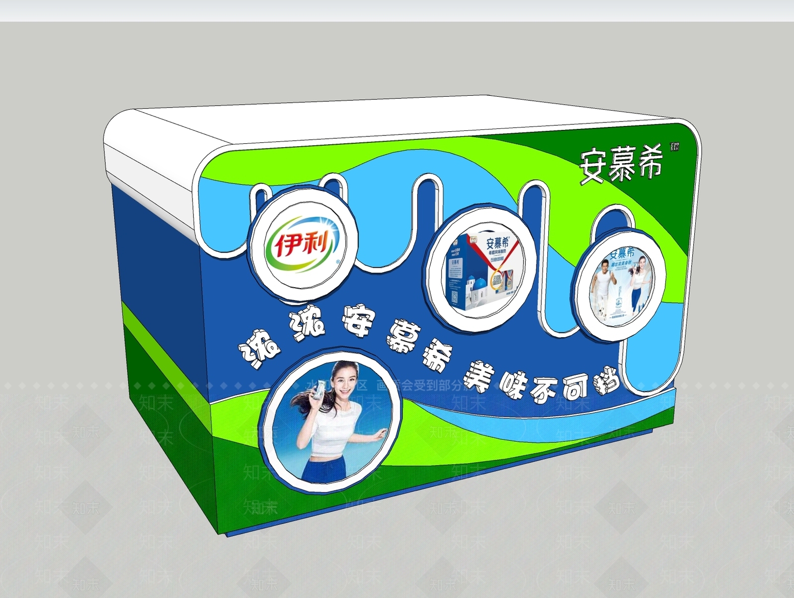 展柜SU模型下载【ID:1173756170】