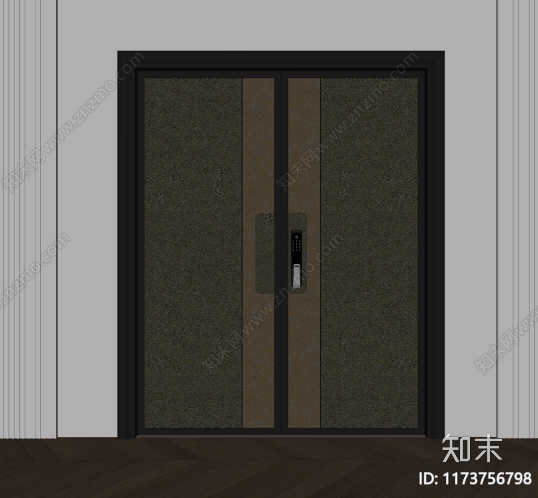 现代双开门SU模型下载【ID:1173756798】