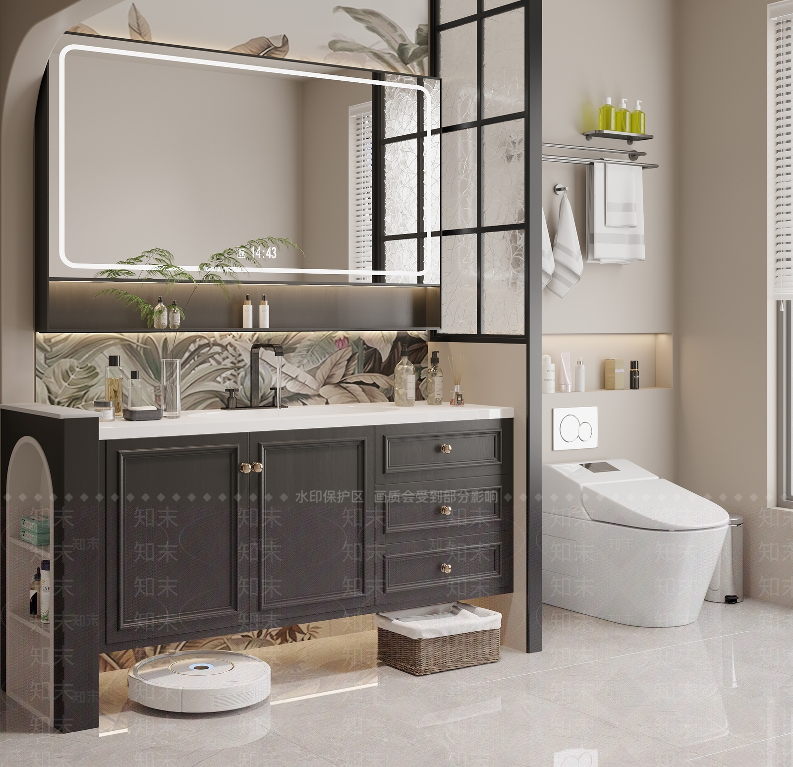 浴室柜3D模型下载【ID:1173761242】