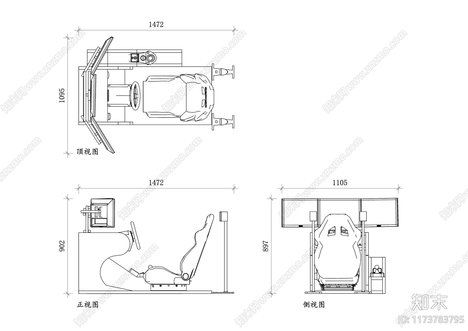 现代电玩城施工图下载【ID:1173783795】