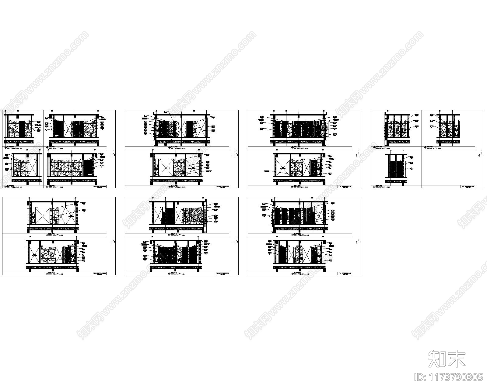 现代其他休闲娱乐空间cad施工图下载【ID:1173790305】