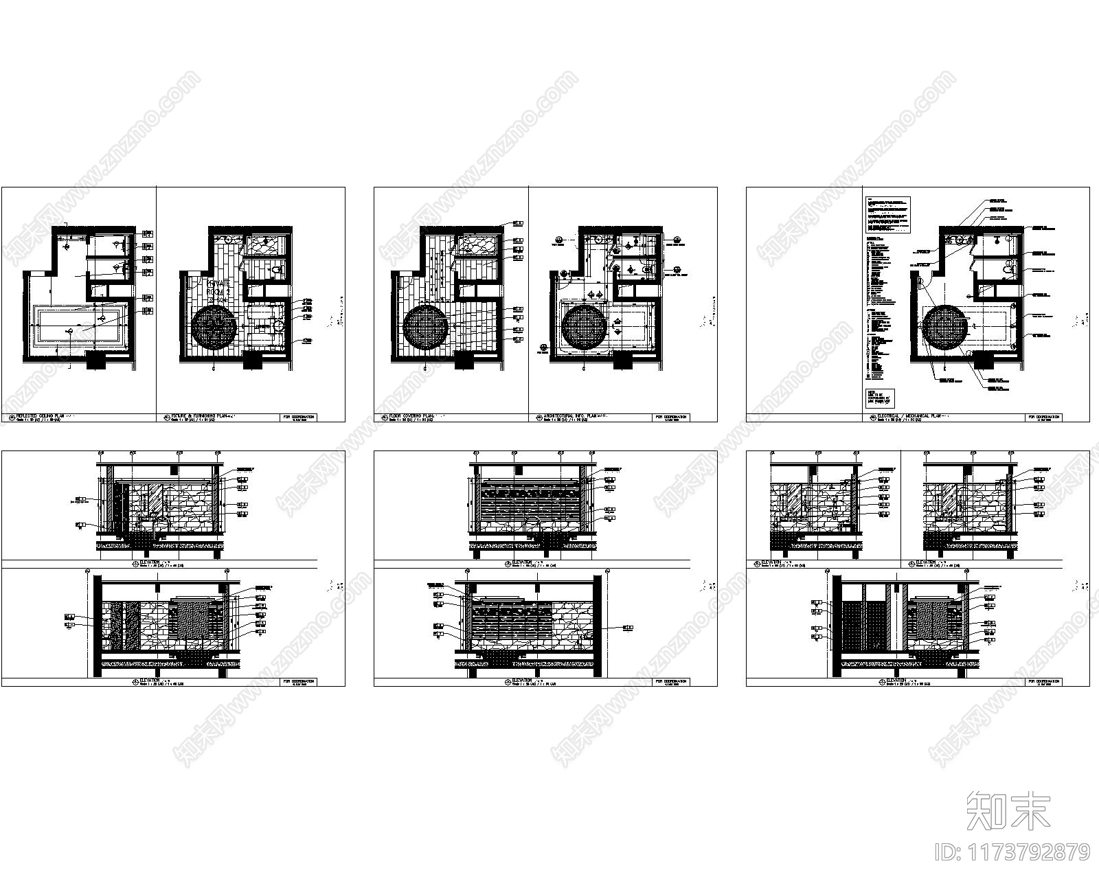 现代其他休闲娱乐空间cad施工图下载【ID:1173792879】