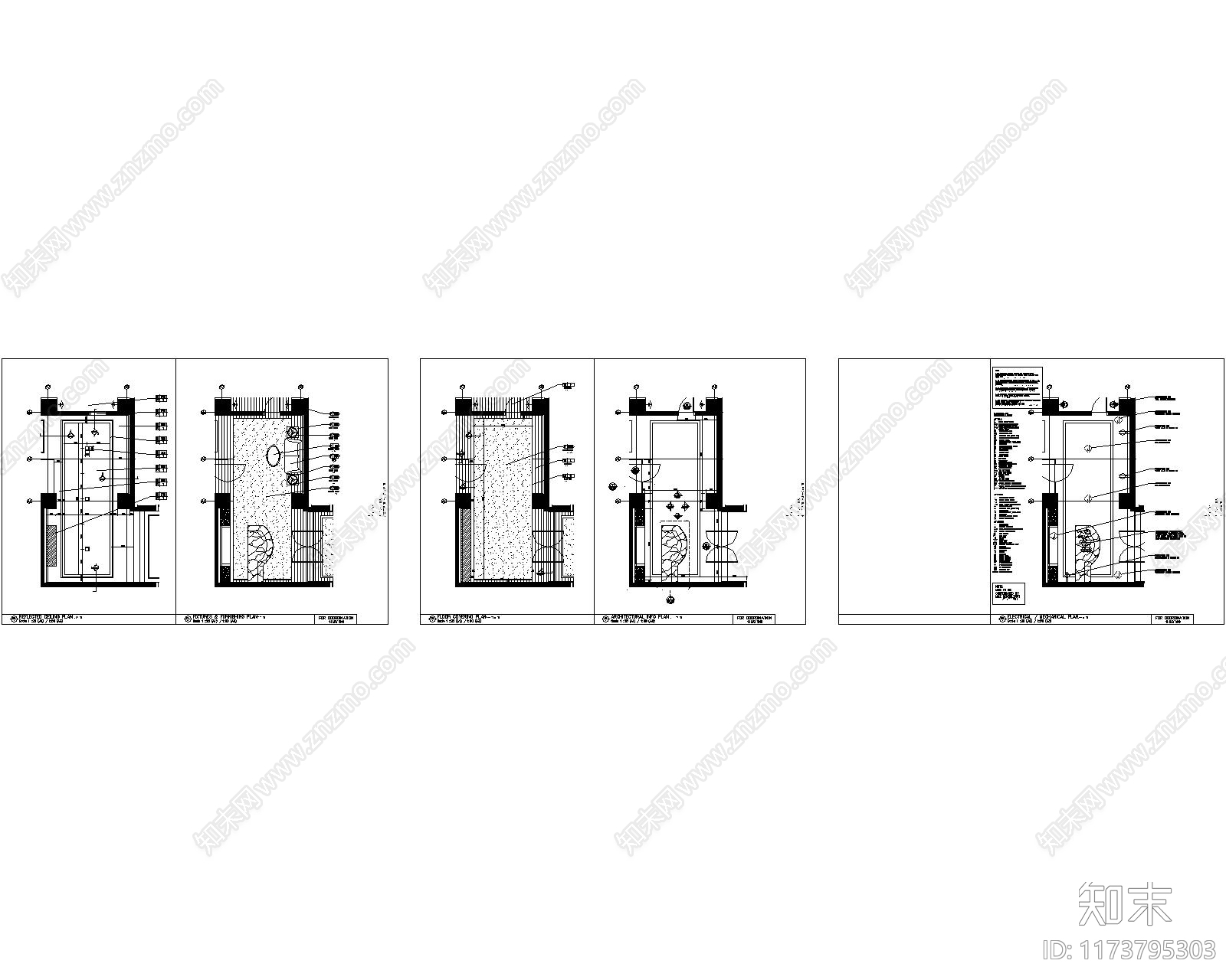 现代其他休闲娱乐空间cad施工图下载【ID:1173795303】