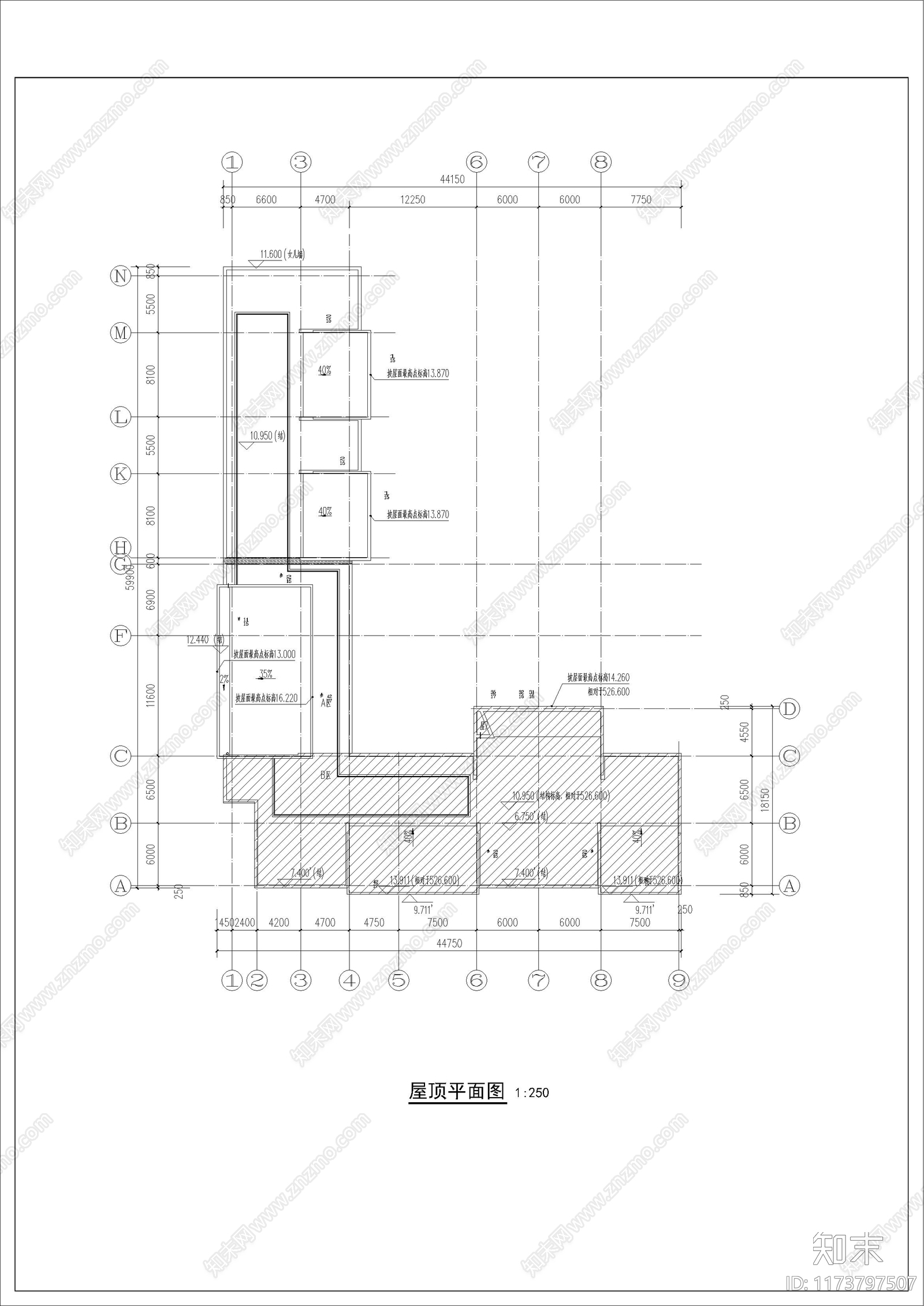 现代幼儿园建筑cad施工图下载【ID:1173797507】