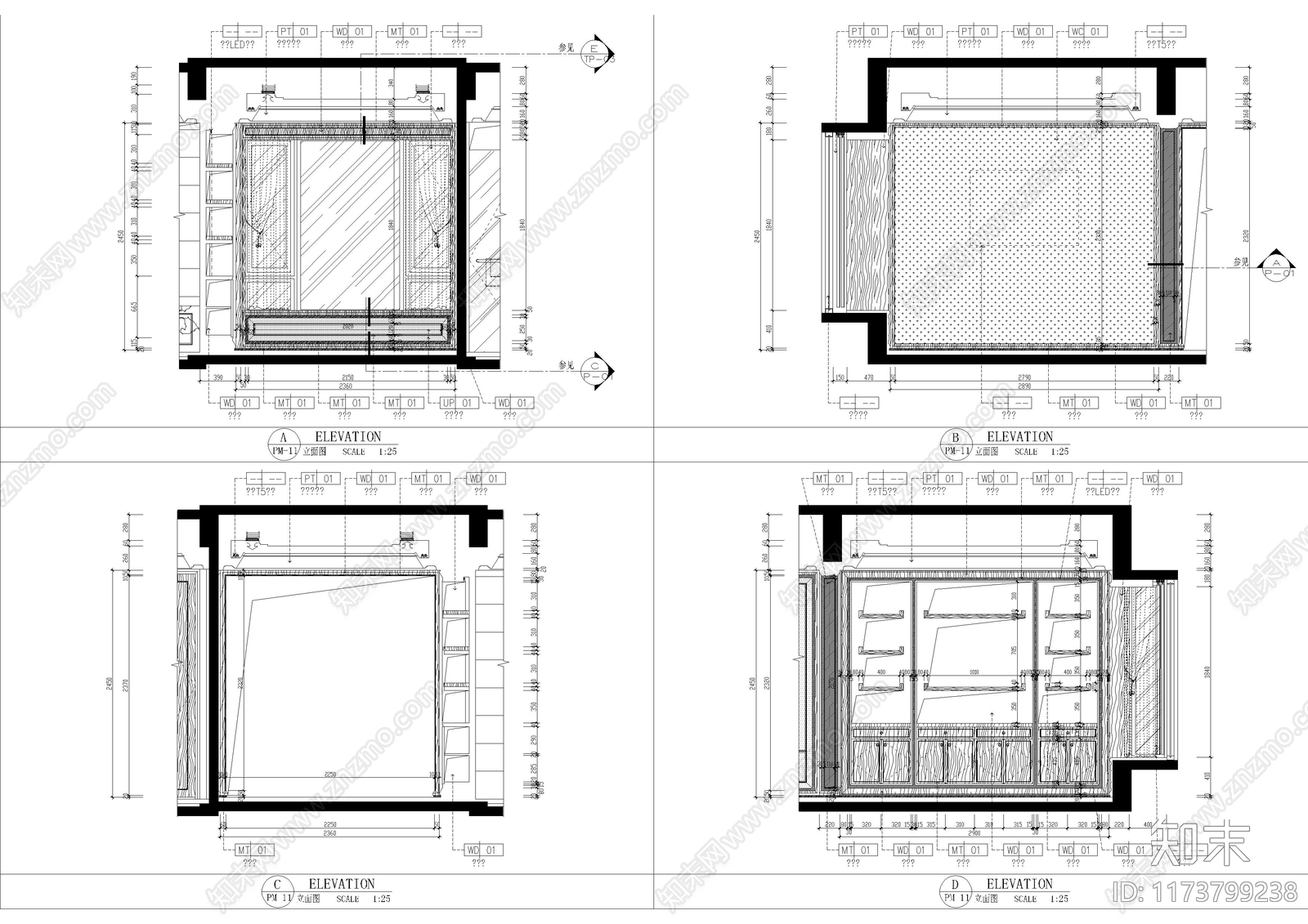 现代家具节点详图cad施工图下载【ID:1173799238】