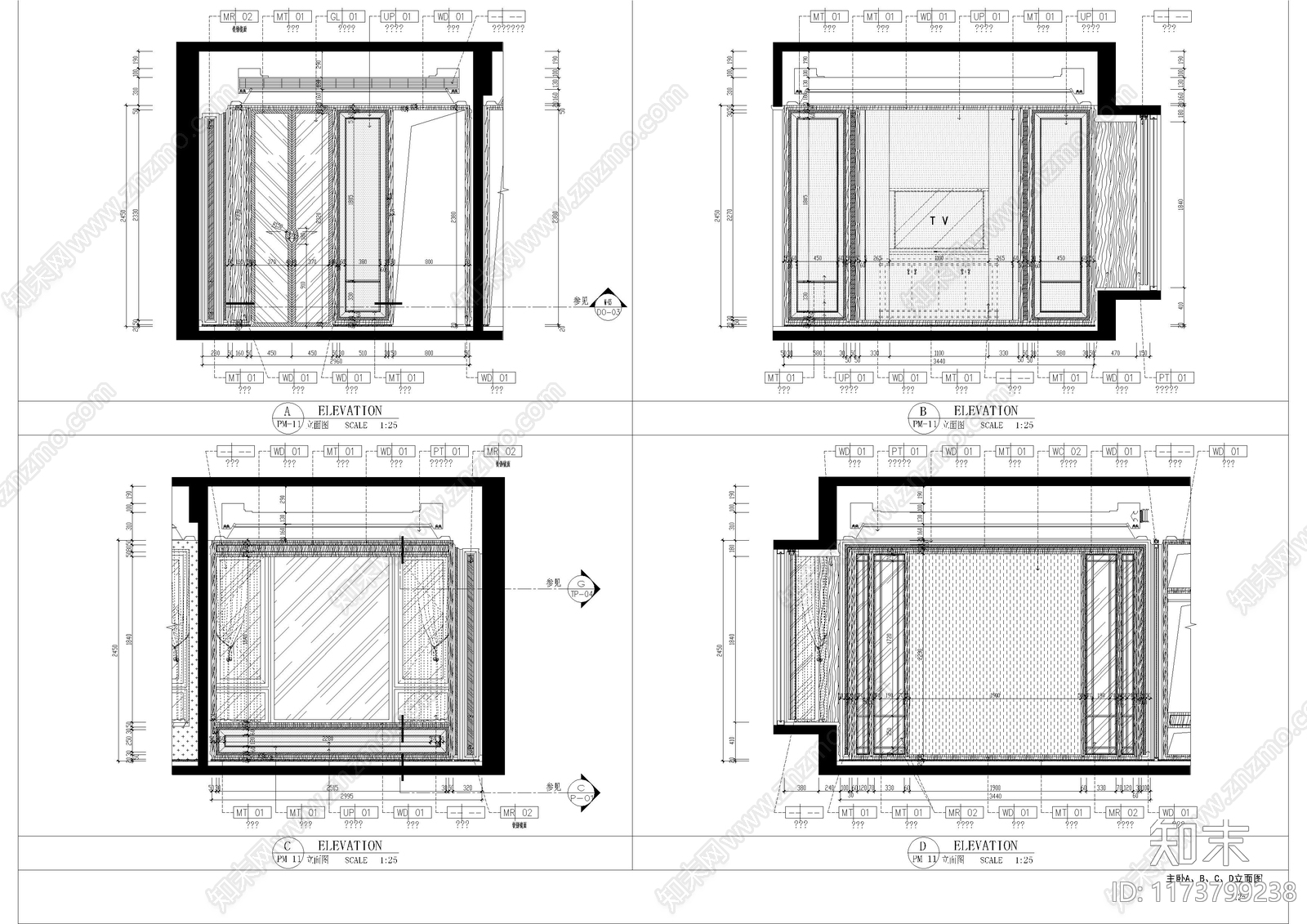 现代家具节点详图cad施工图下载【ID:1173799238】