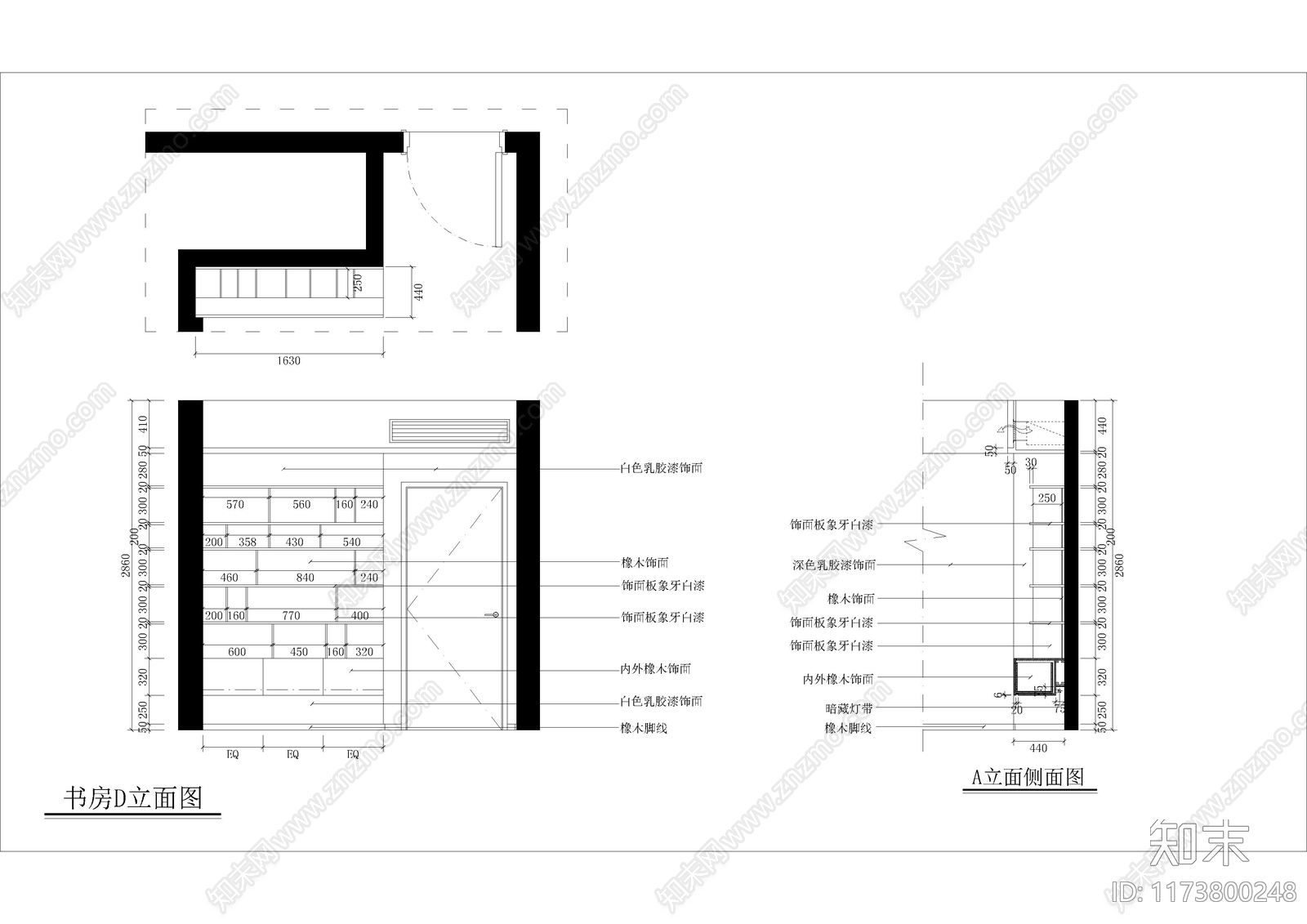 现代家具节点详图cad施工图下载【ID:1173800248】