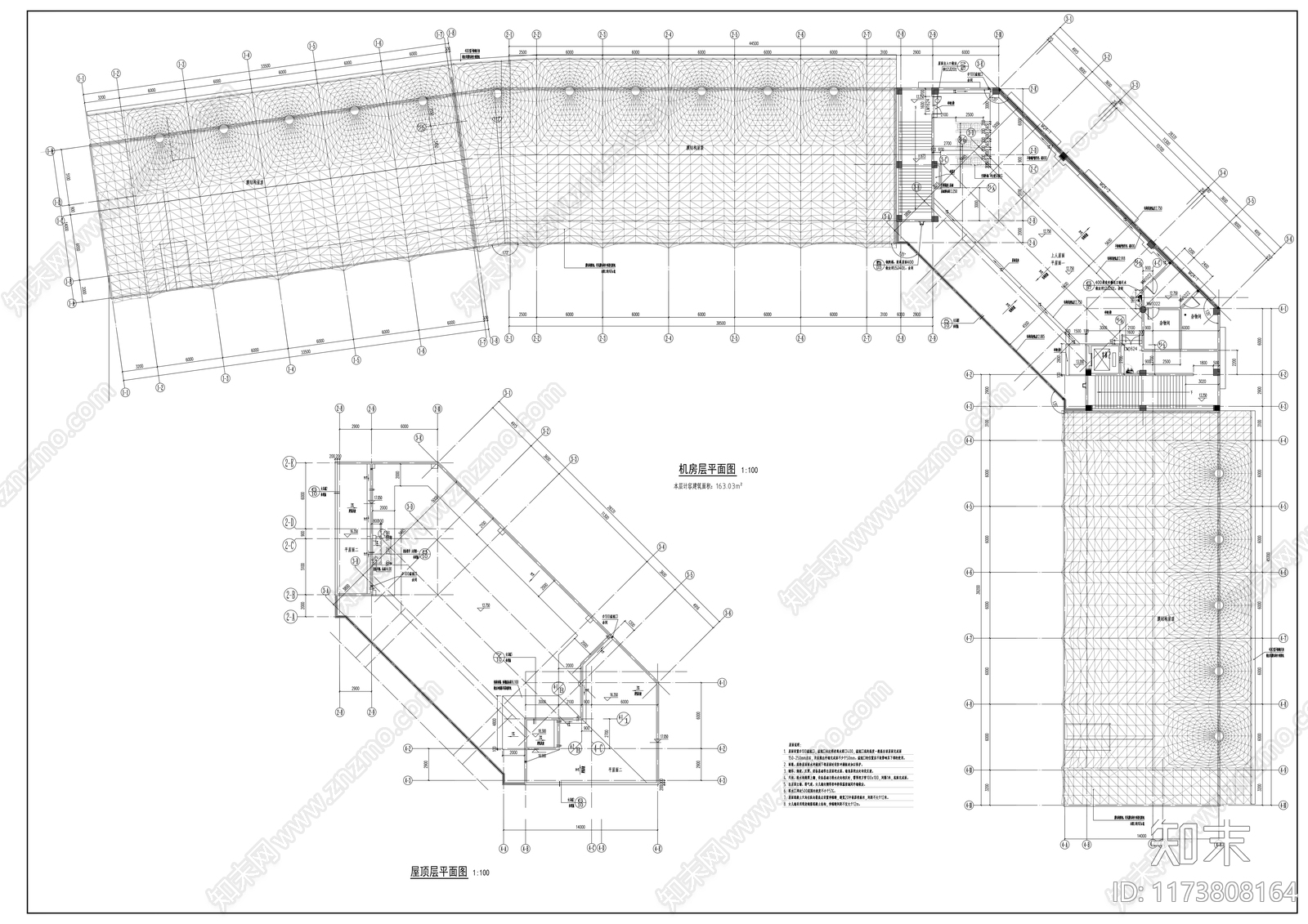 现代其他公共建筑施工图下载【ID:1173808164】