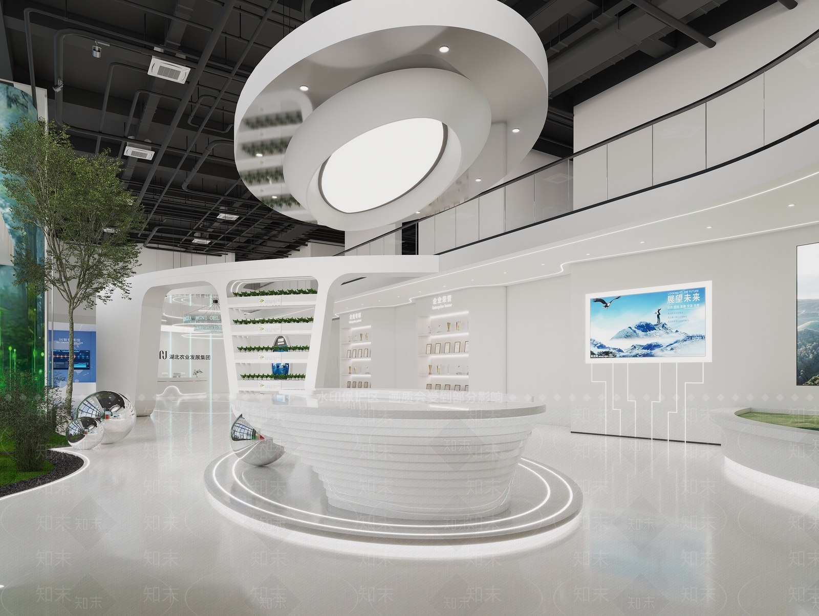 现代科技展厅3D模型下载【ID:1214784859】