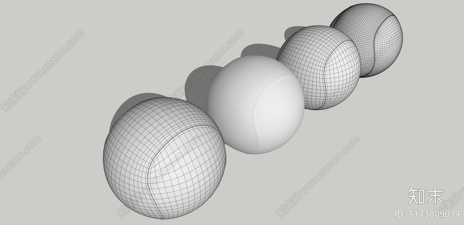 球类器材SU模型下载【ID:1173809034】