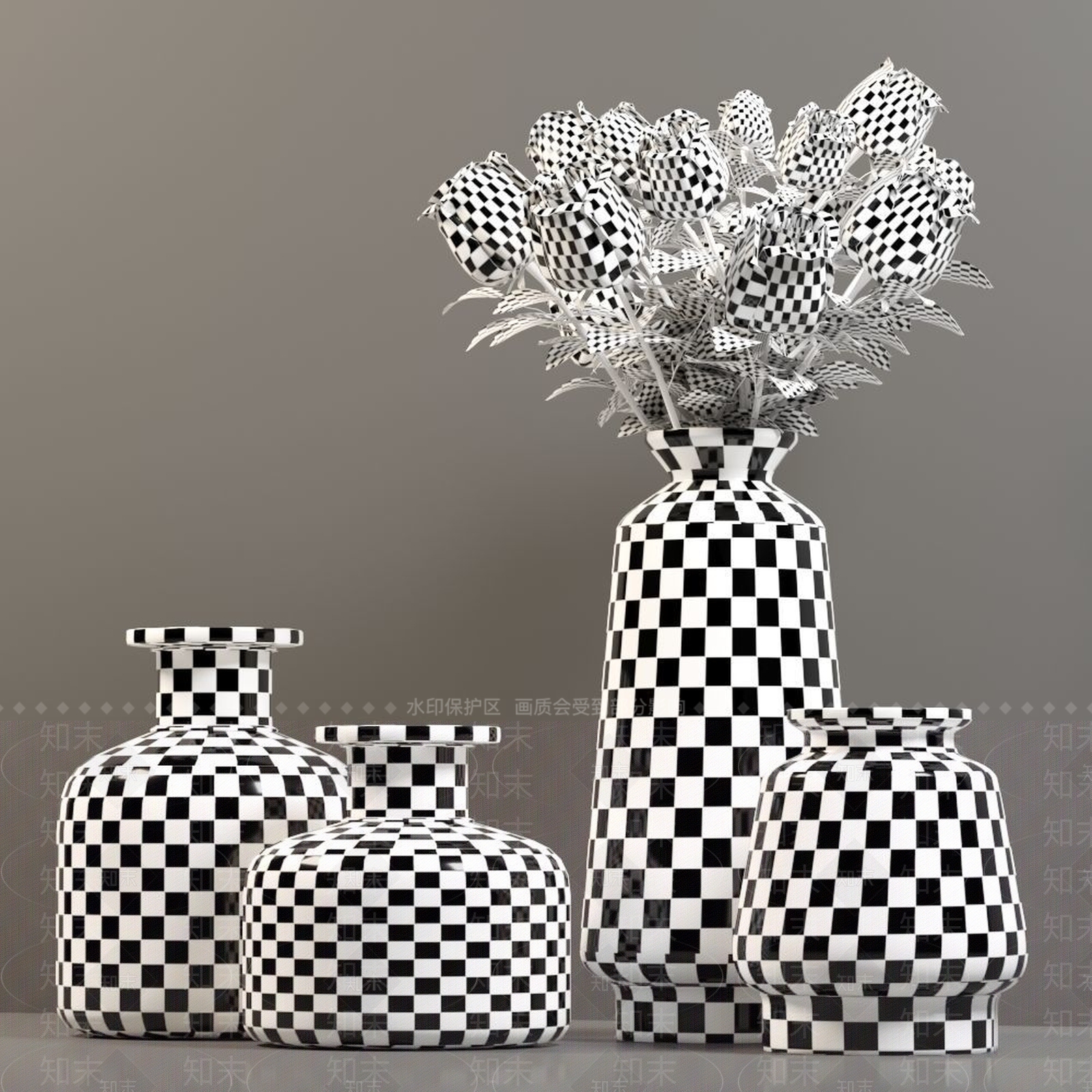 博古架3D模型下载【ID:1173811623】