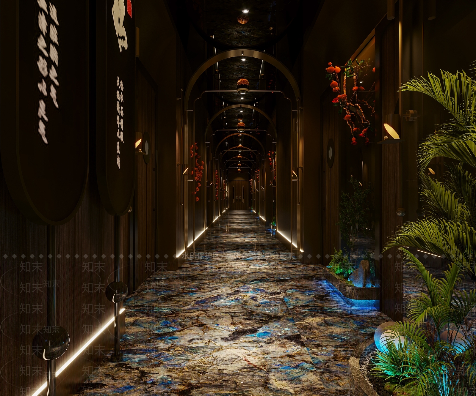 新中式足浴店3D模型下载【ID:1173812305】