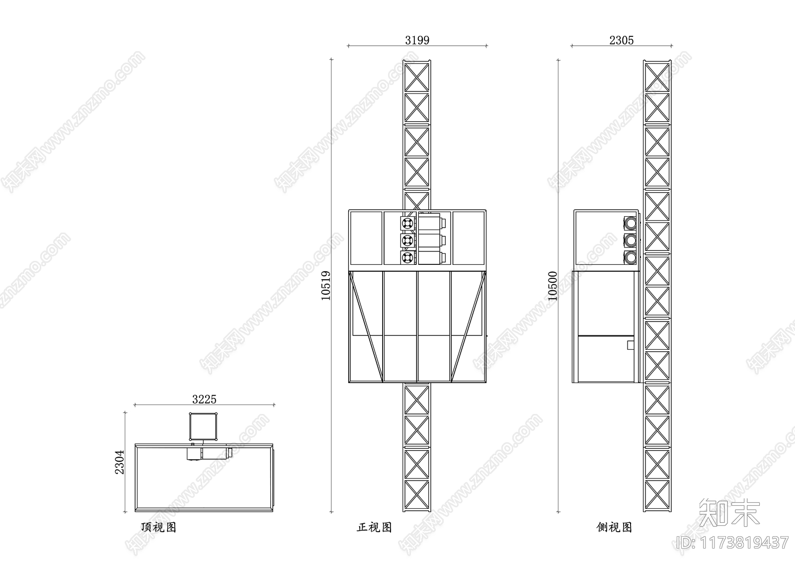 钢结构cad施工图下载【ID:1173819437】