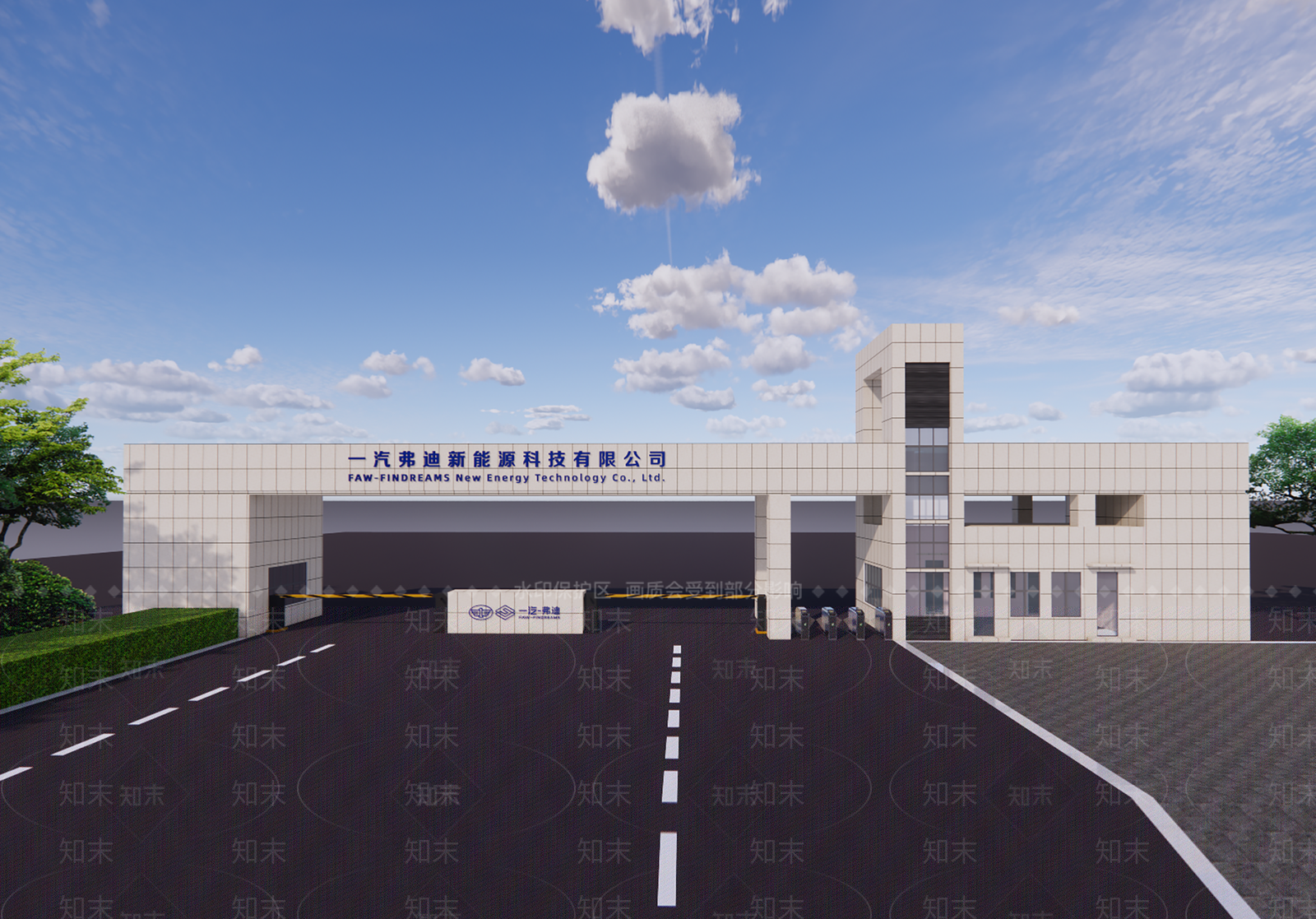 现代厂房SU模型下载【ID:1174770216】