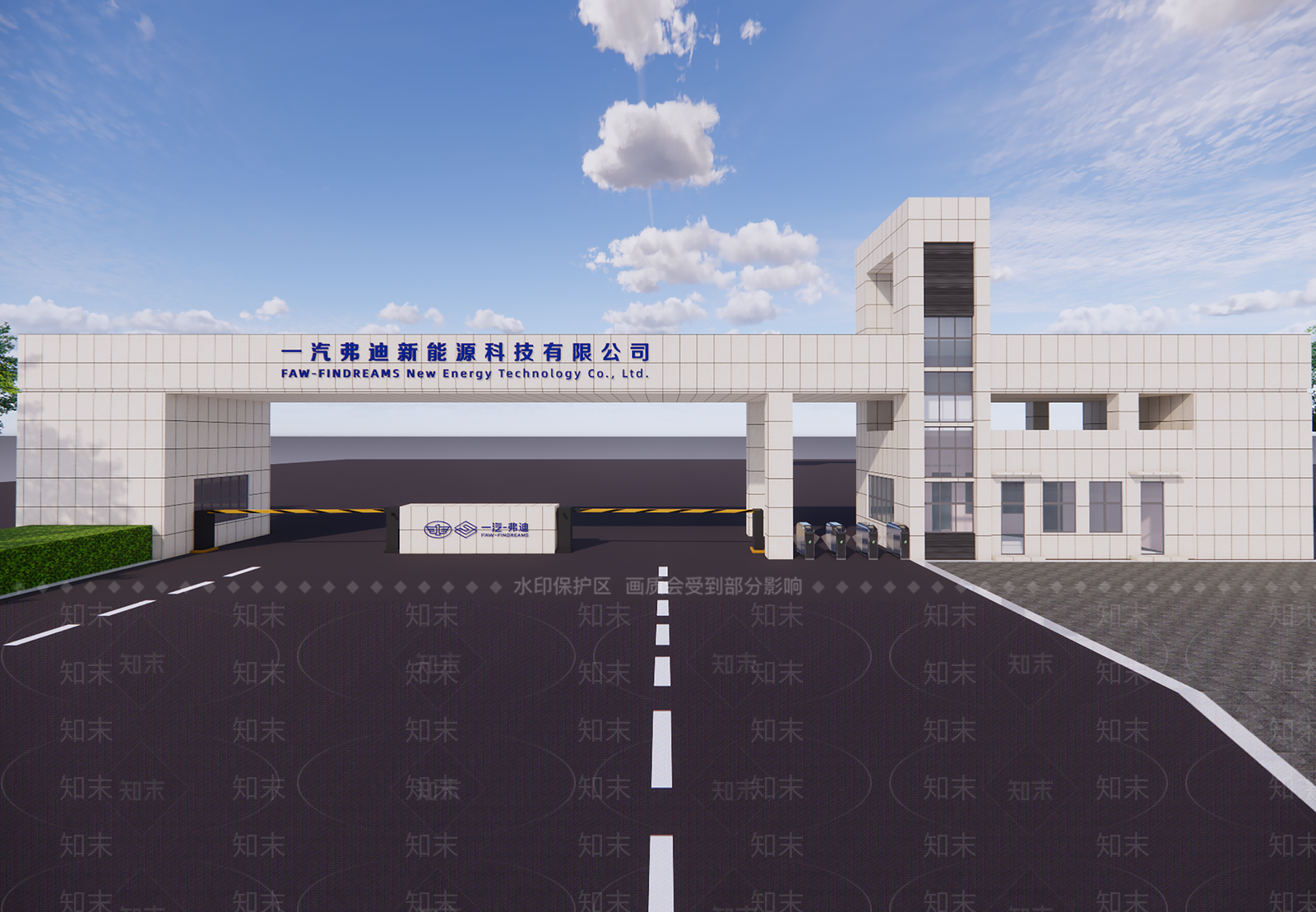 现代厂房SU模型下载【ID:1174770216】