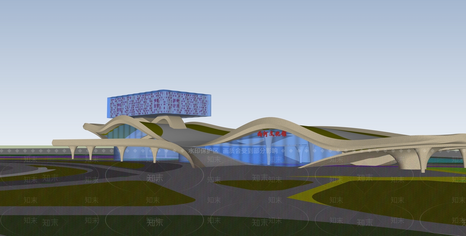 现代其他公共建筑SU模型下载【ID:1173823062】