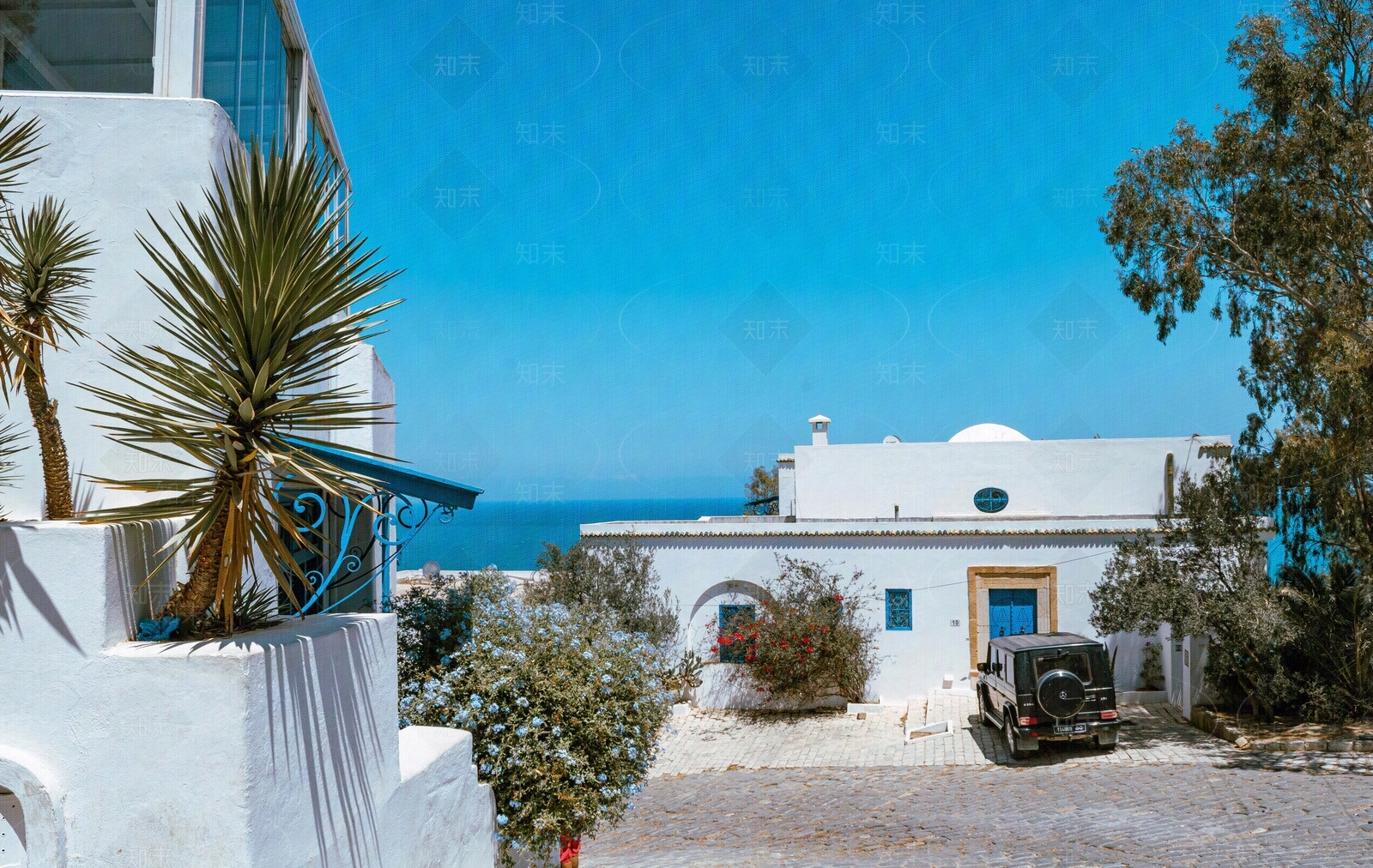 现代极简小区外景贴图下载【ID:1173825084】