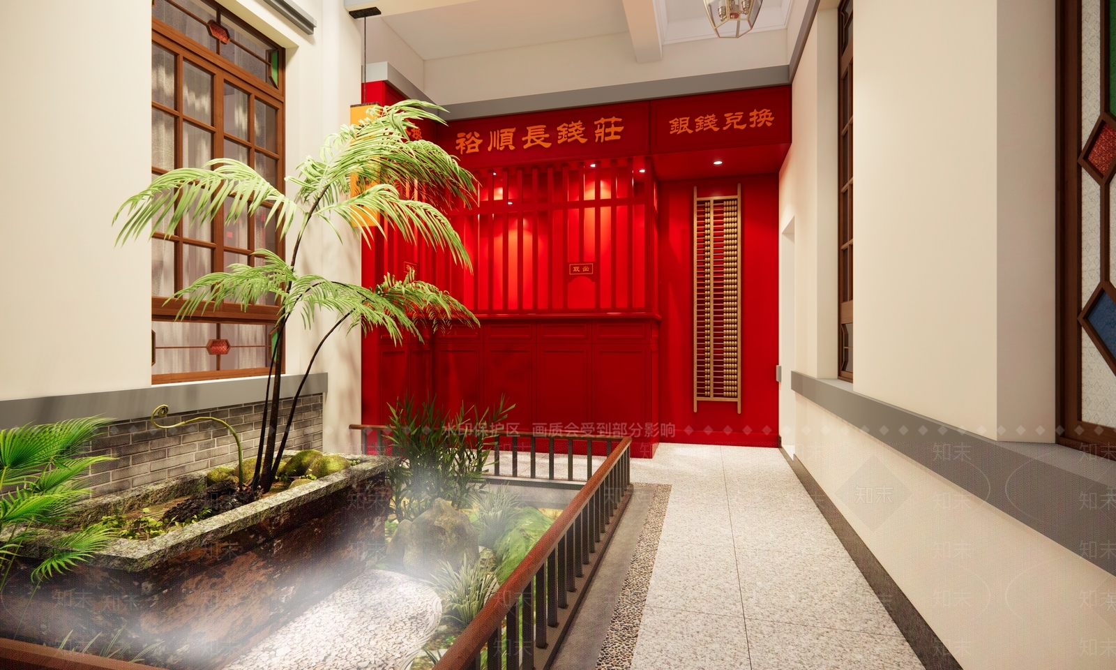 中古中式中餐厅SU模型下载【ID:1173843407】