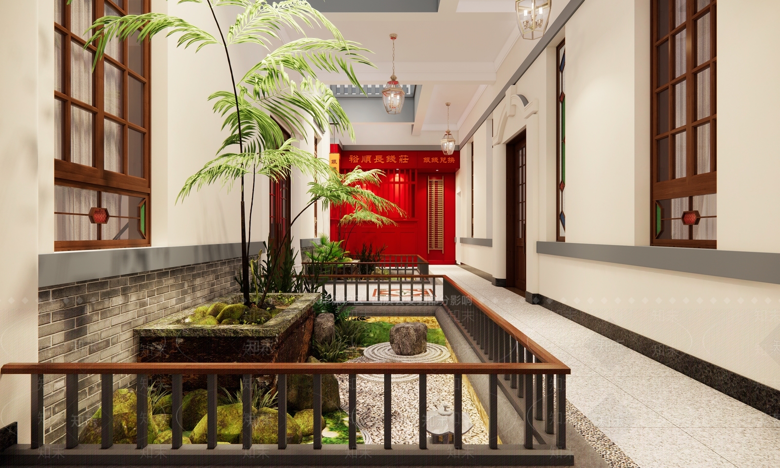 中古中式中餐厅SU模型下载【ID:1173843407】