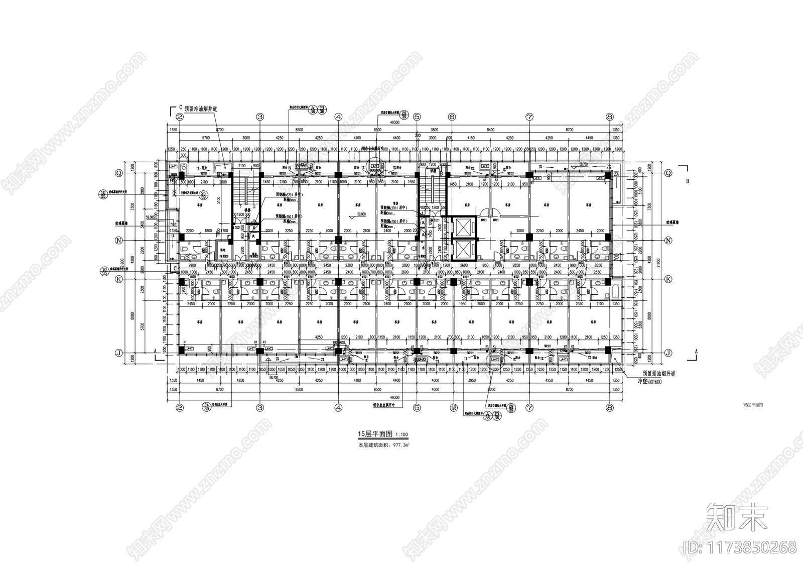 现代商业综合体cad施工图下载【ID:1173850268】