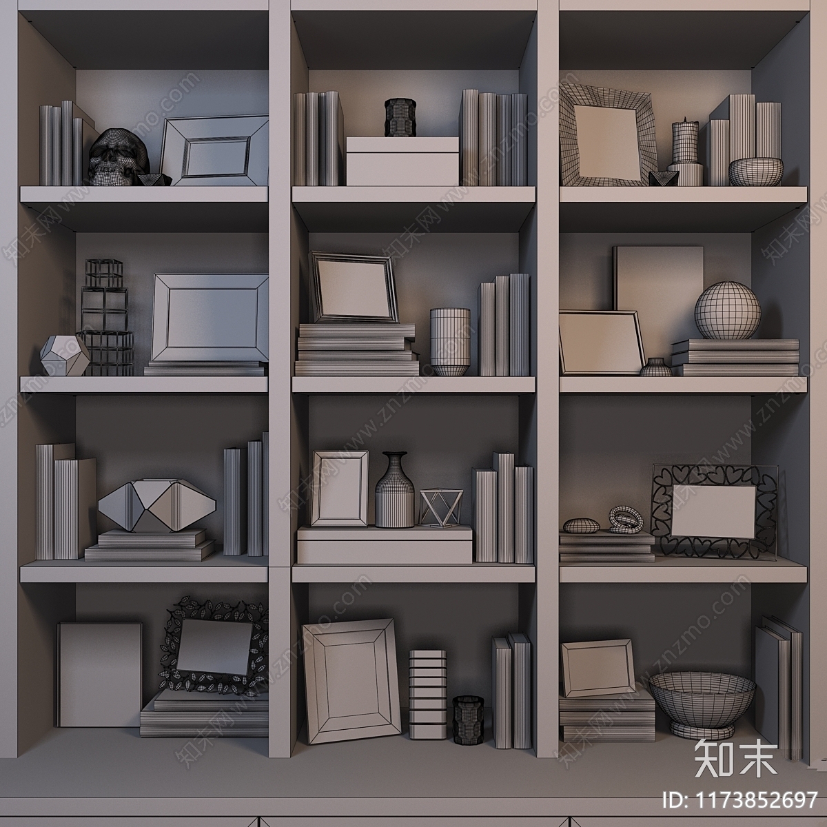 摆件组合3D模型下载【ID:1173852697】