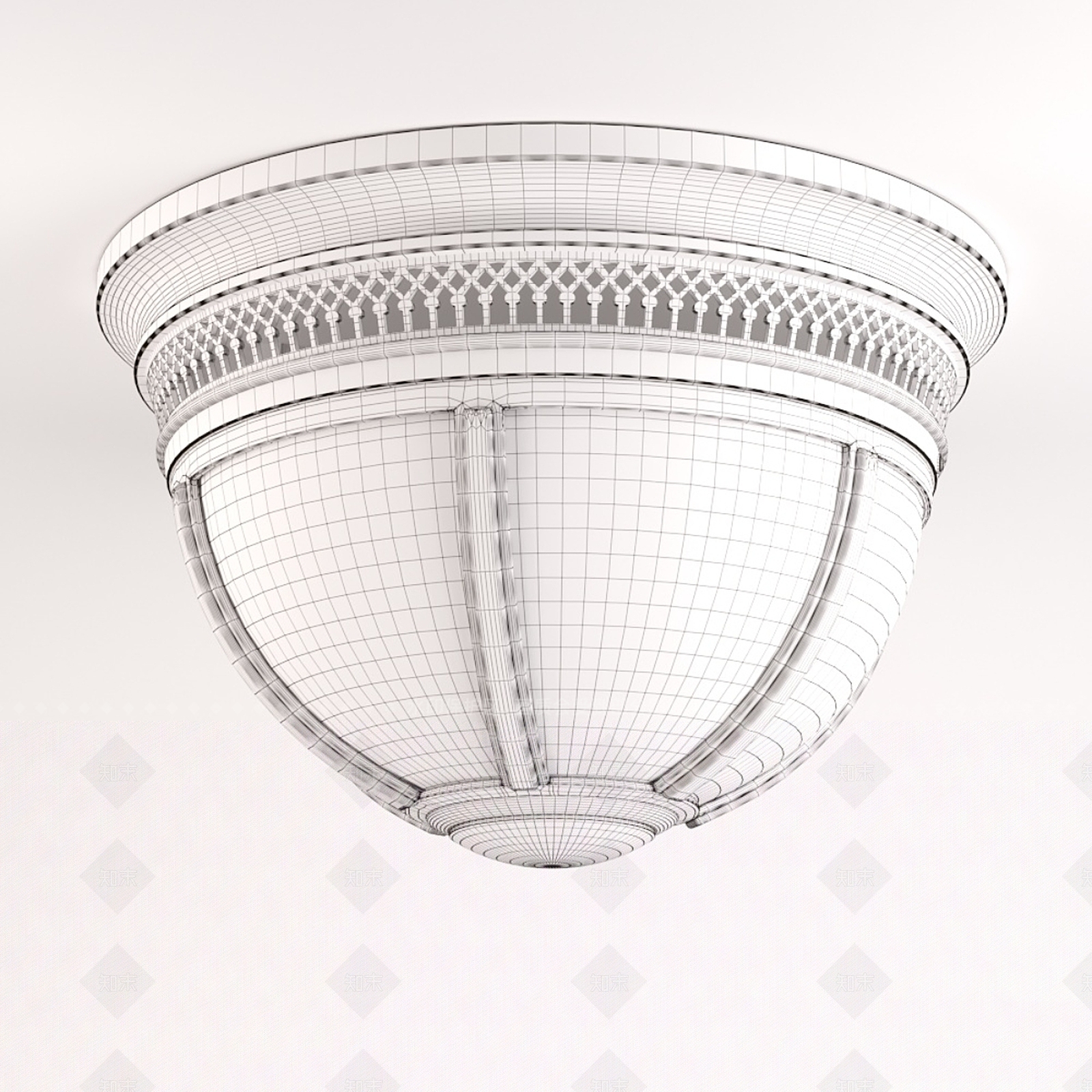 吸顶灯3D模型下载【ID:1173853421】