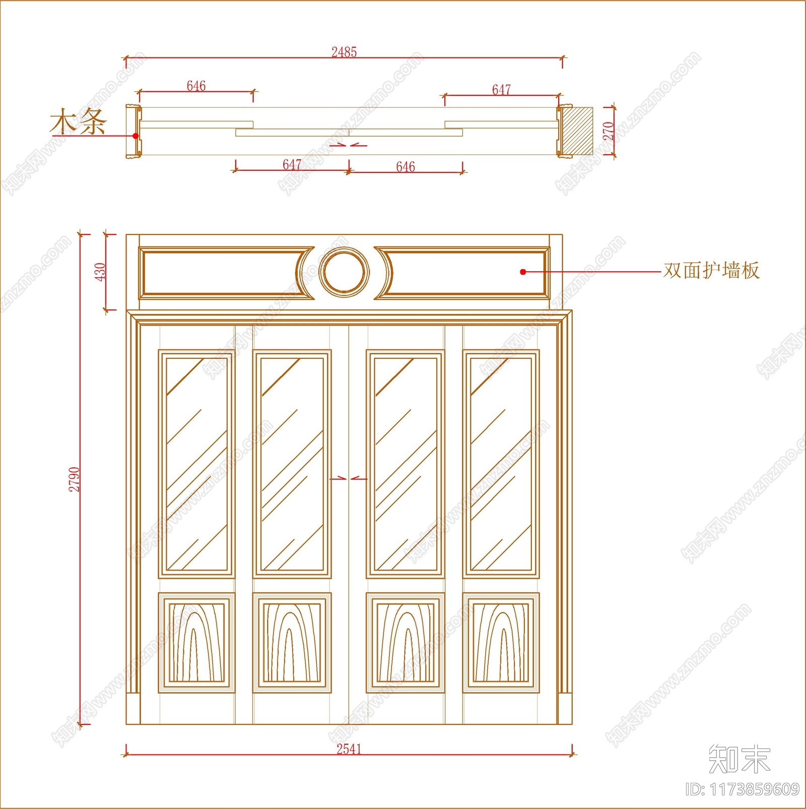 欧式柜子施工图下载【ID:1173859609】