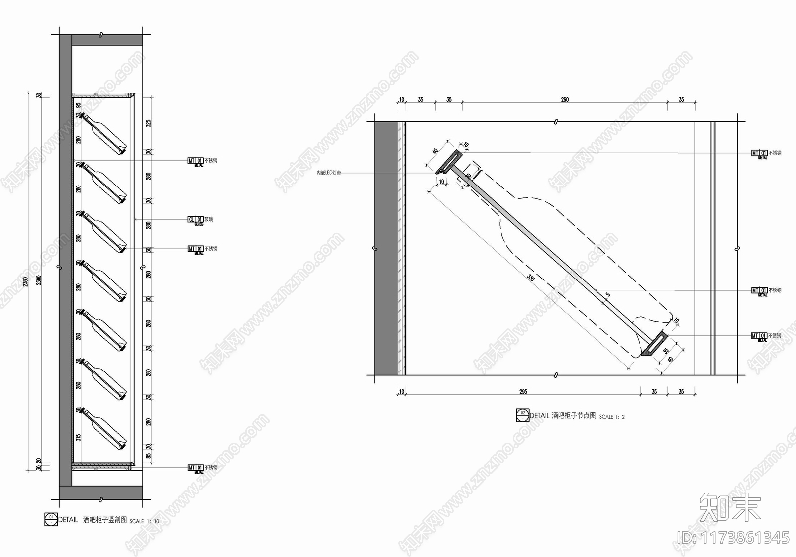 现代家具节点详图cad施工图下载【ID:1173861345】