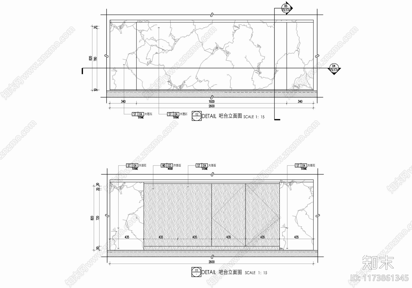 现代家具节点详图cad施工图下载【ID:1173861345】