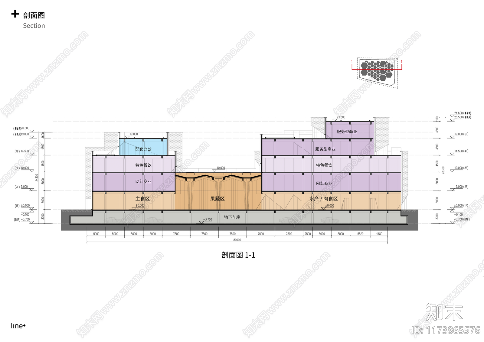 现代农贸市场建筑下载【ID:1173865576】