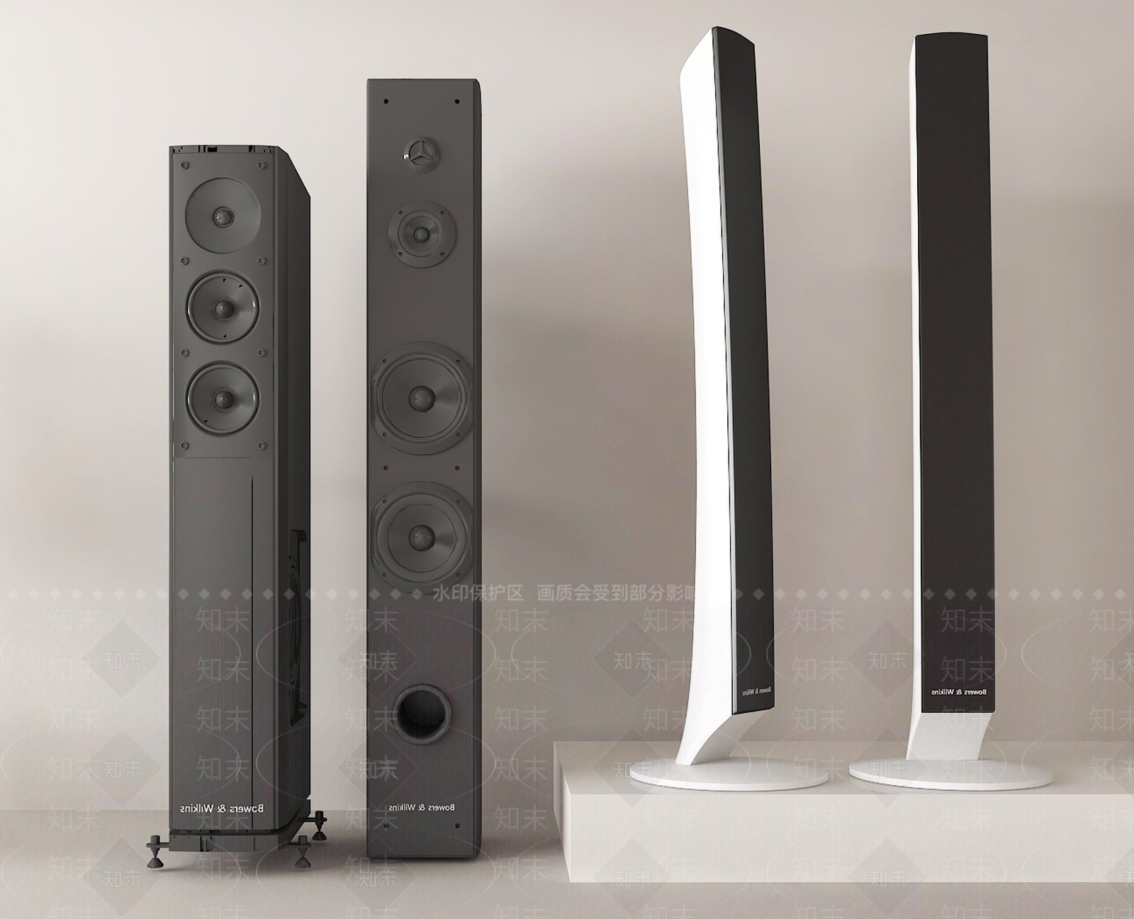 音响3D模型下载【ID:1173869398】
