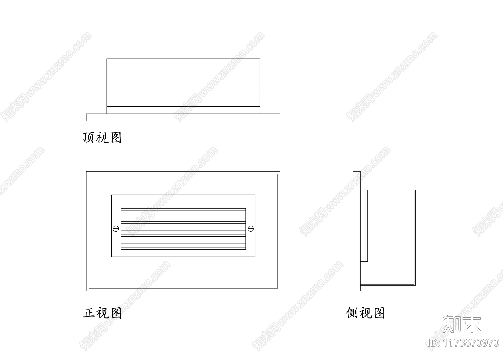 现代灯具图库cad施工图下载【ID:1173870970】