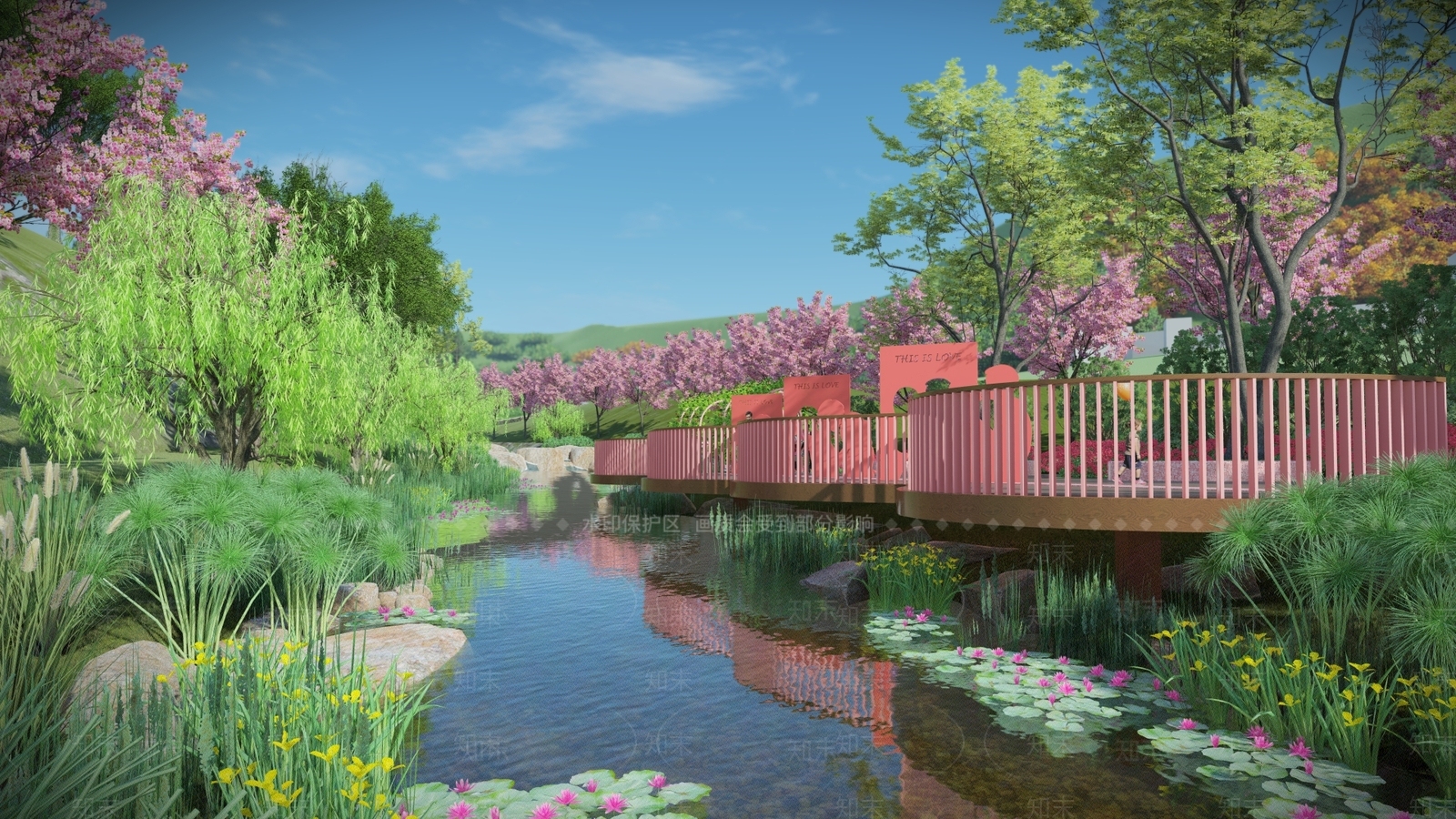 现代景观公园SU模型下载【ID:1173872918】