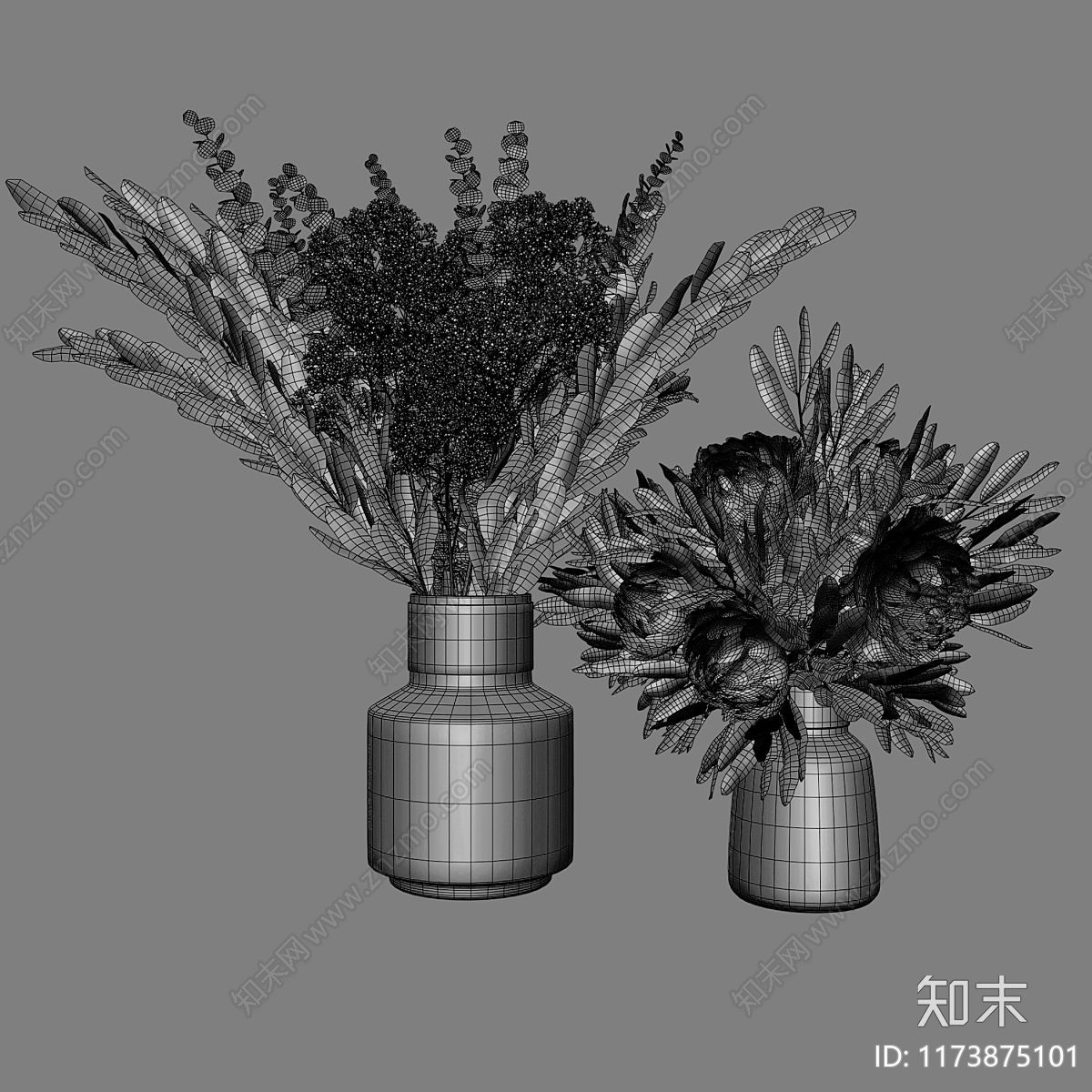 花艺3D模型下载【ID:1173875101】