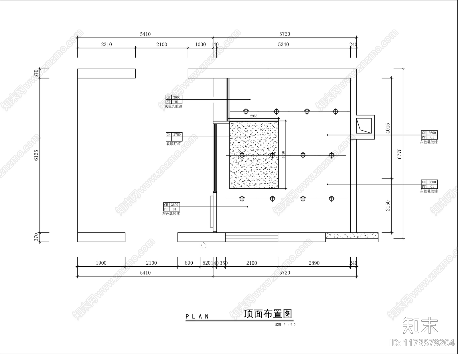 现代文创店cad施工图下载【ID:1173879204】