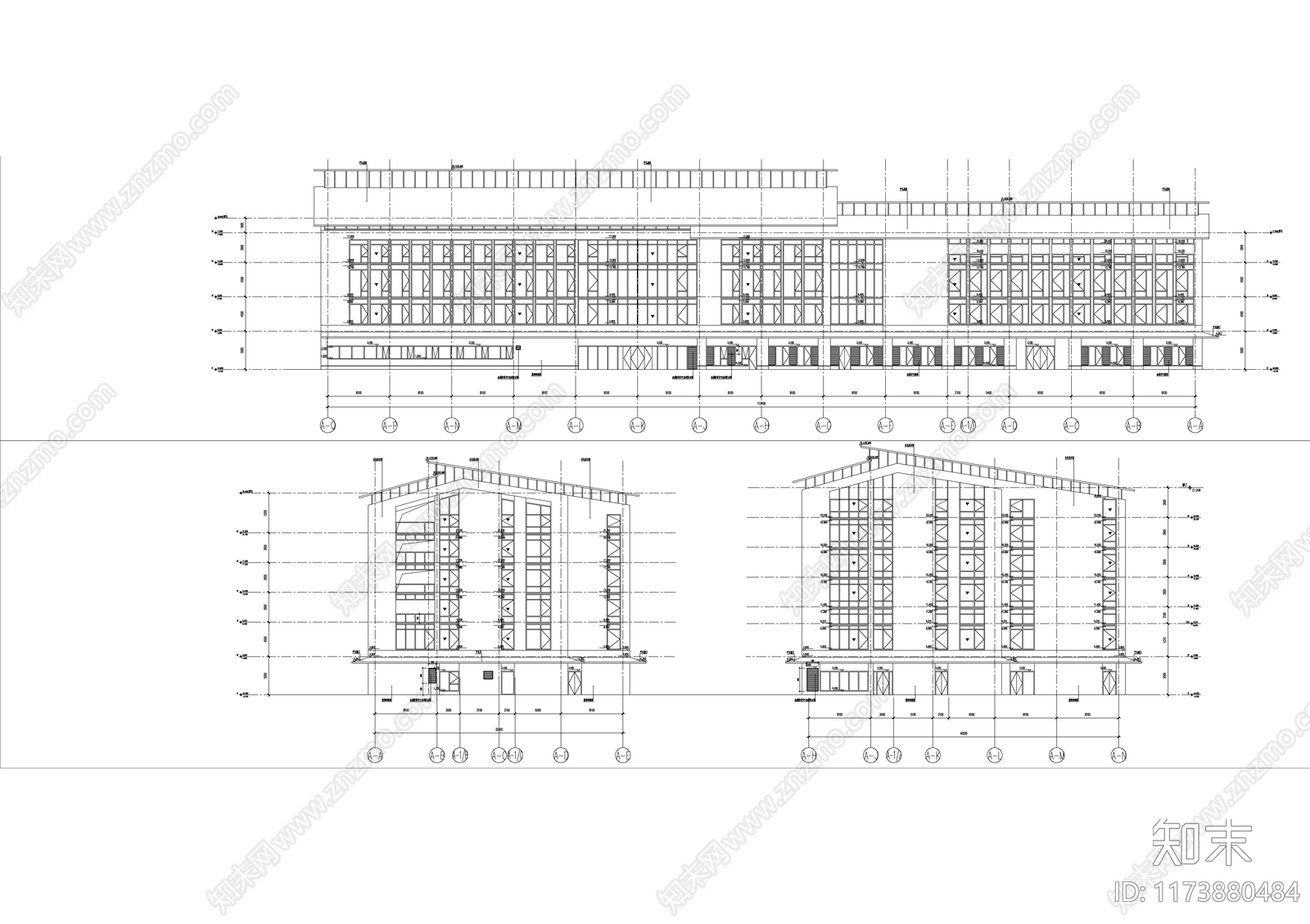 现代新中式其他建筑施工图下载【ID:1173880484】