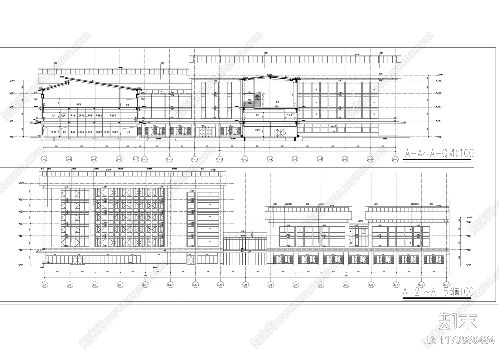 现代新中式其他建筑施工图下载【ID:1173880484】