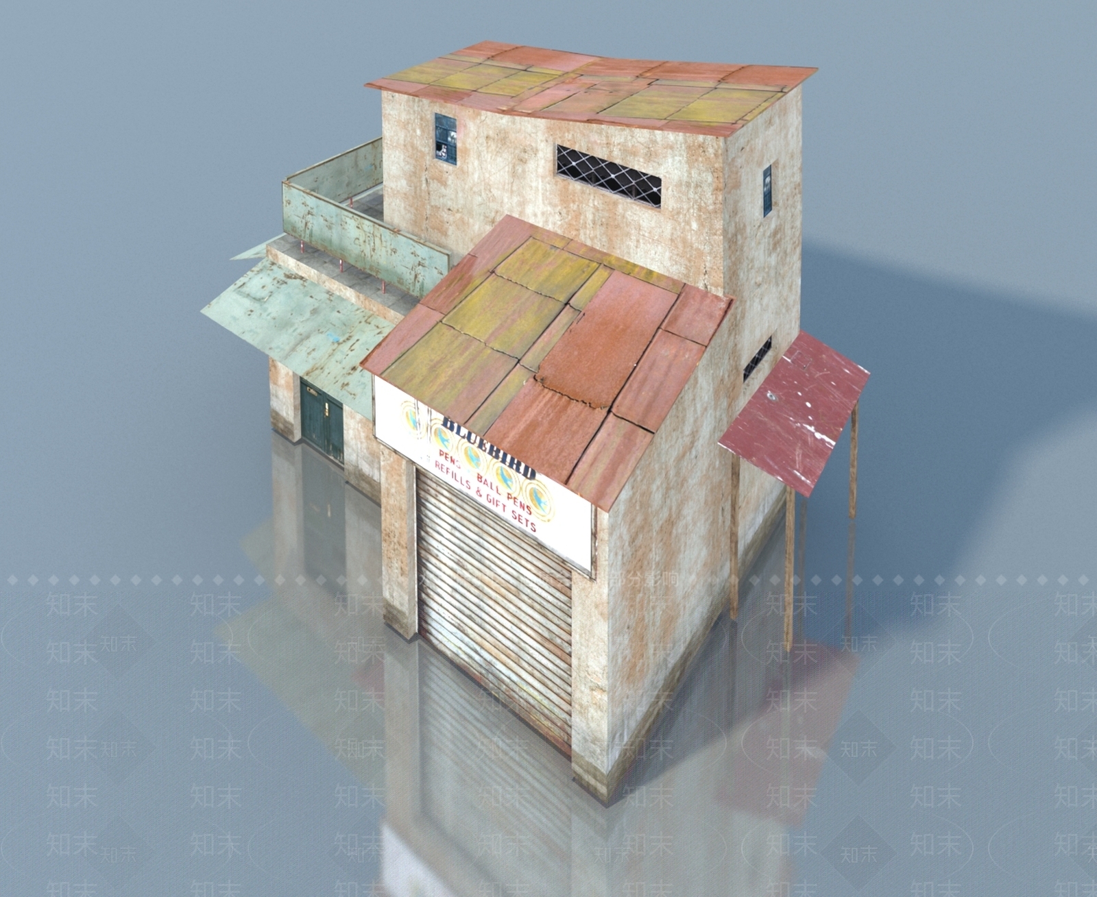 现代单人沙发3D模型下载【ID:1173880317】