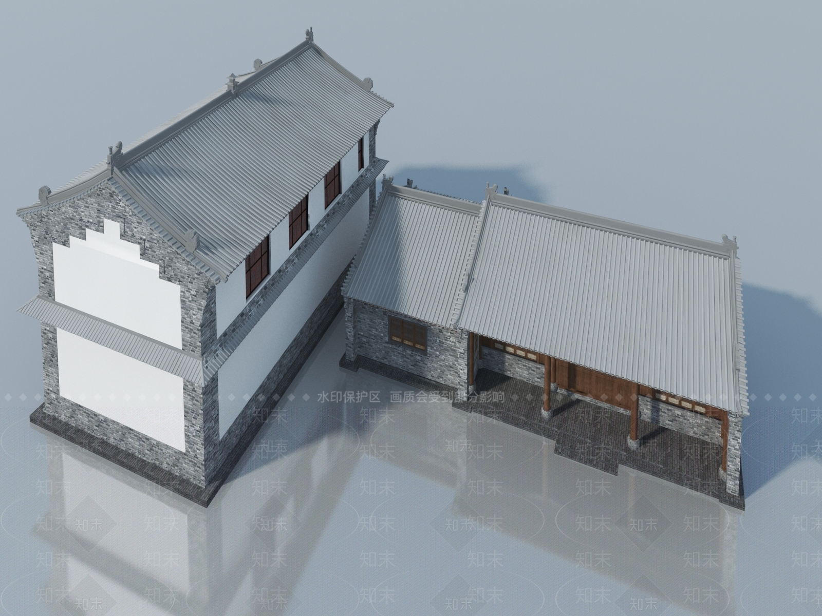 现代单人沙发3D模型下载【ID:1173882033】