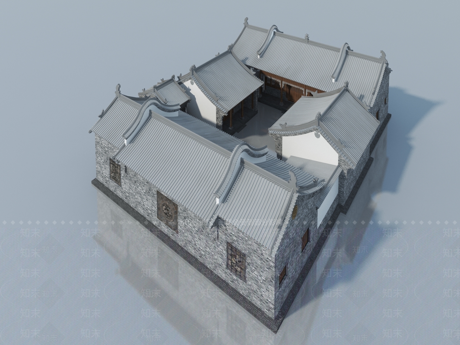 现代单人沙发3D模型下载【ID:1173882278】