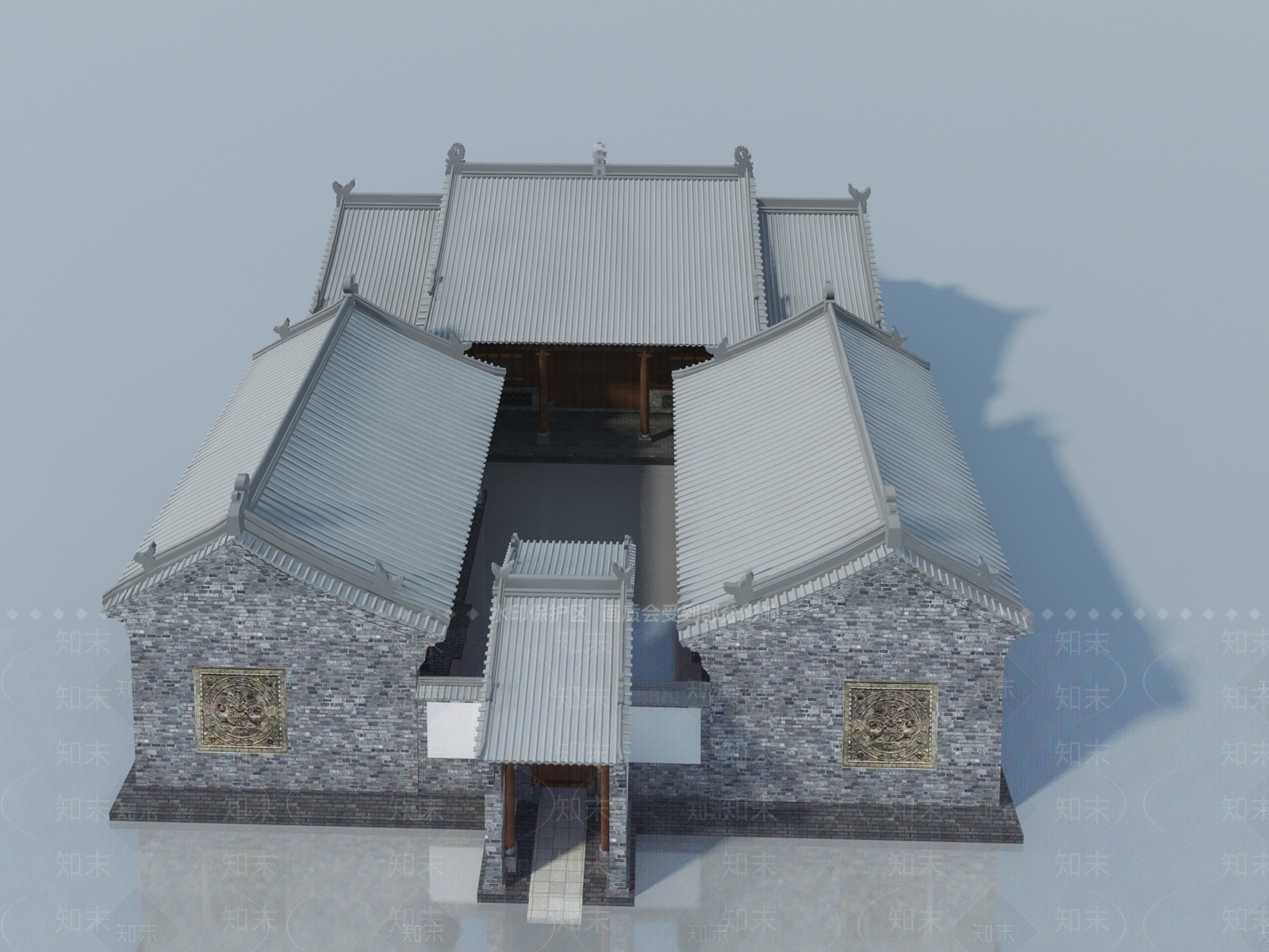 现代单人沙发3D模型下载【ID:1173882297】