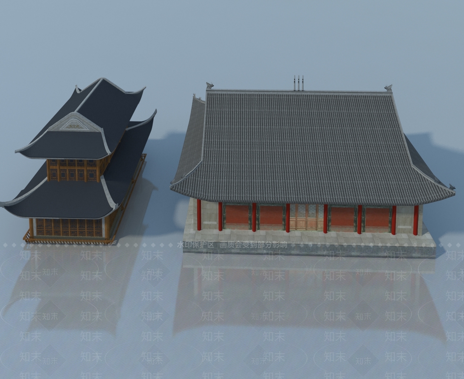 现代单人沙发3D模型下载【ID:1173882704】