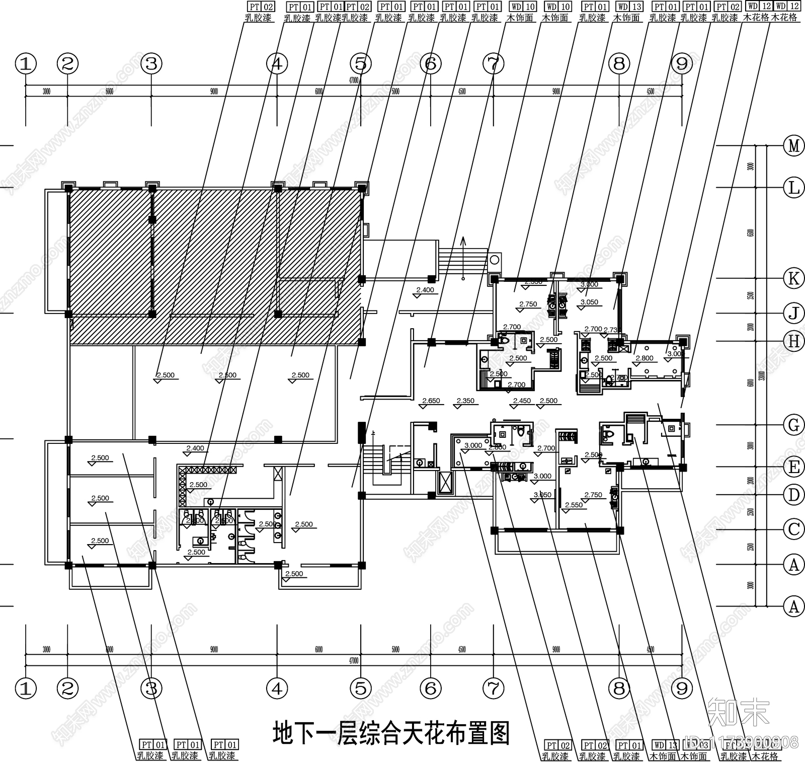 现代工装图库cad施工图下载【ID:1173900908】