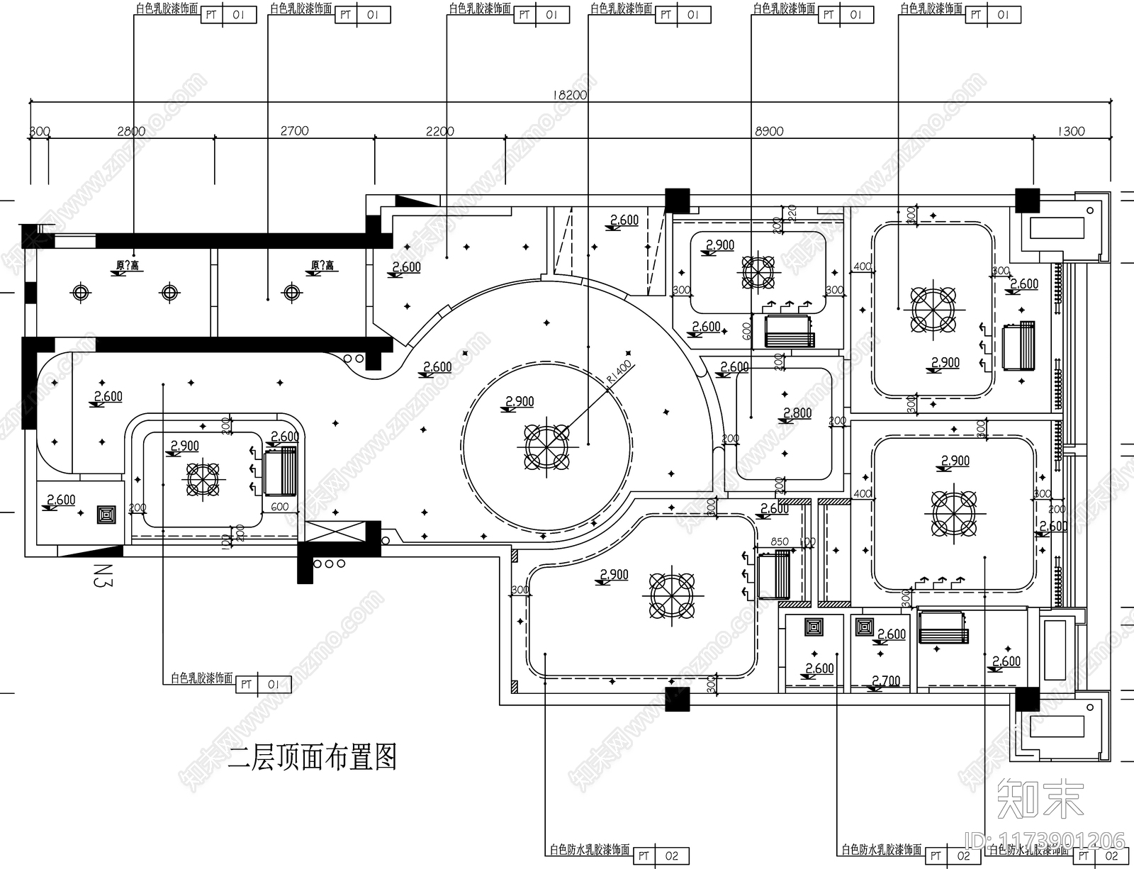 现代工装图库cad施工图下载【ID:1173901206】
