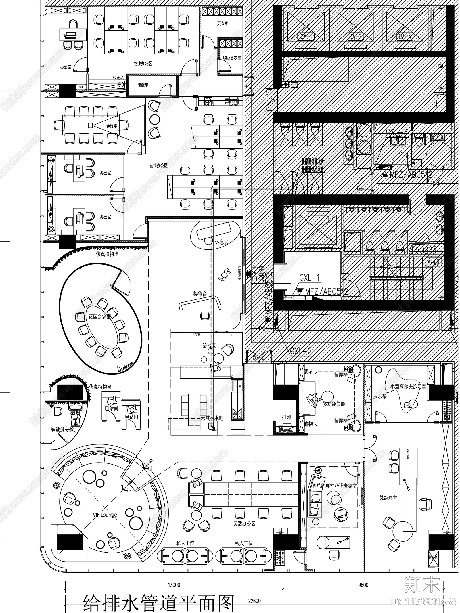 现代工装图库施工图下载【ID:1173901458】