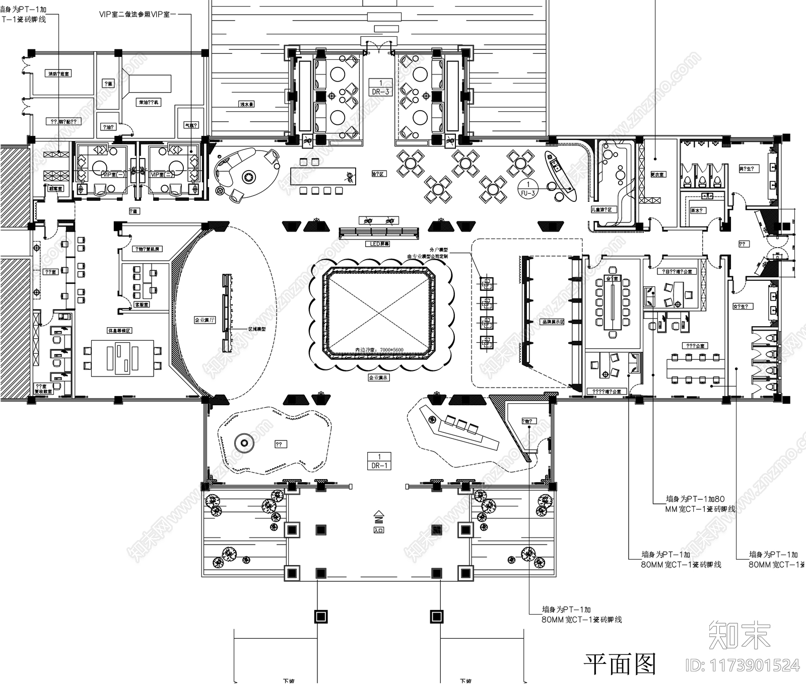 现代工装图库施工图下载【ID:1173901524】