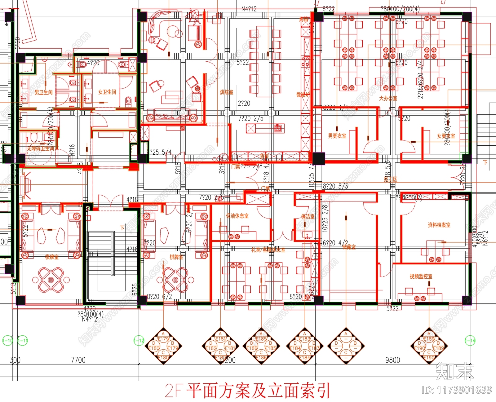 现代工装图库施工图下载【ID:1173901639】